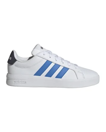 Pantofi sport Grand Court 3.0 de piele ecologica, Albastru pastel/Alb optic
