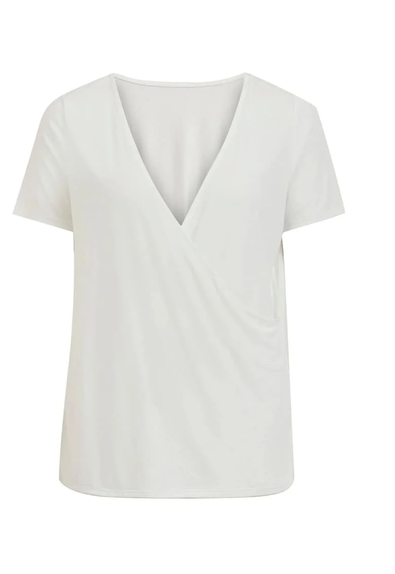 Bluza cu decolteu cache-coeur Modelina,
