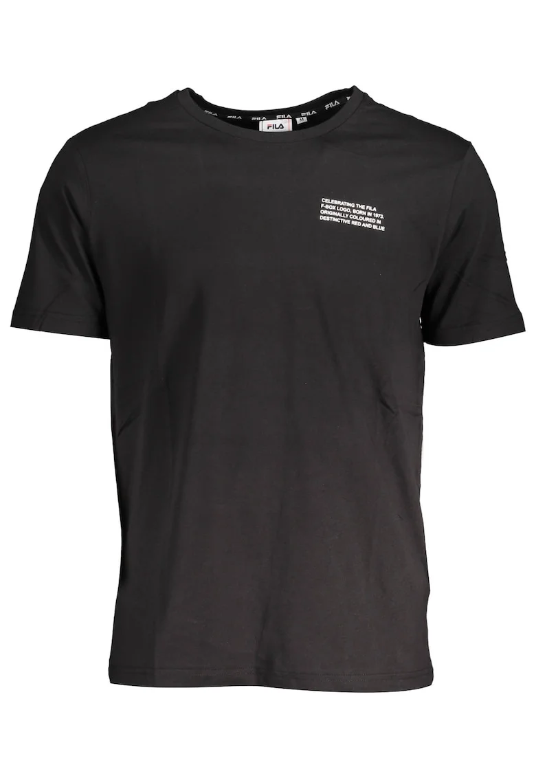 Tricou barbati,  100% Bumbac, Negru, FAM0348, Negru