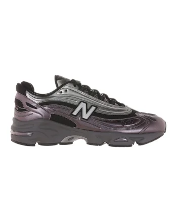 Pantofi sport unisex, 1000, Negru/Violet prafuit/Argintiu