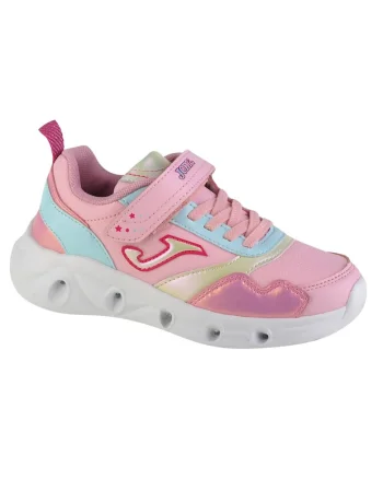 Pantofi copii,  Star Jr 2213, roz, sintetic, cu velcro