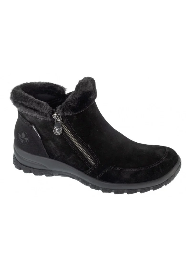 Ghete dama  model L7188-00, negru, piele
