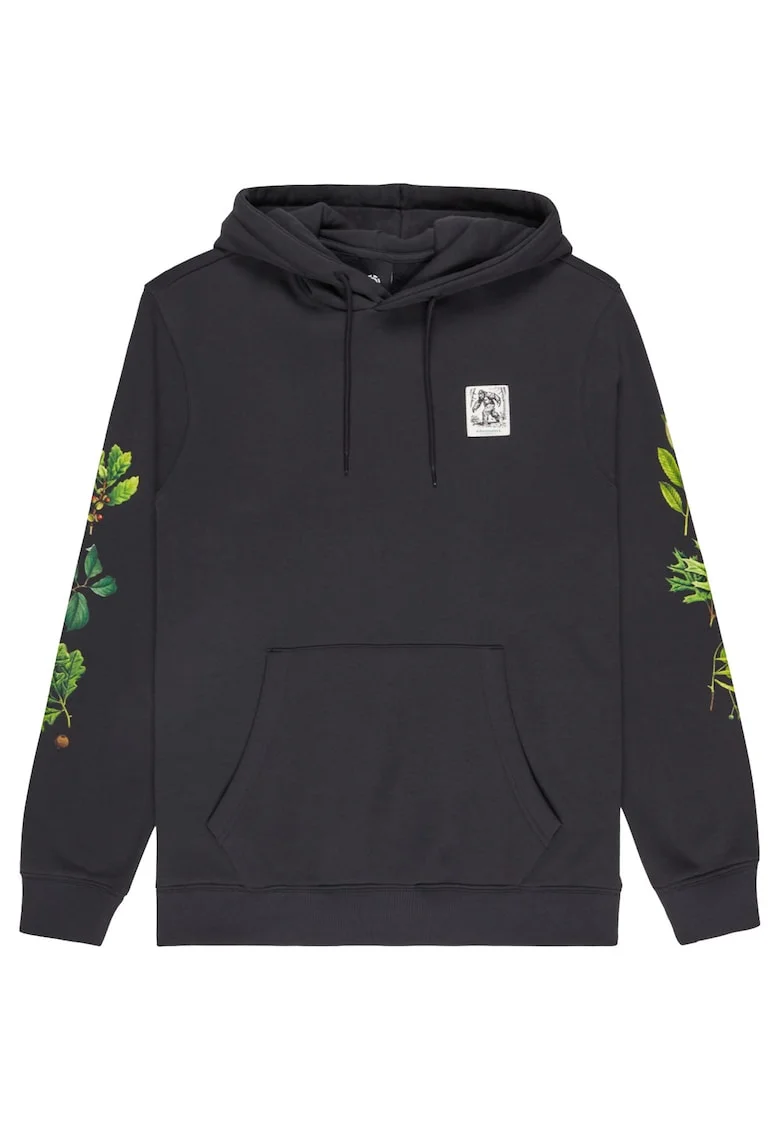 Hanorac pentru barbati,  Bigfoot Trees Po Hoodie 100322, Negru