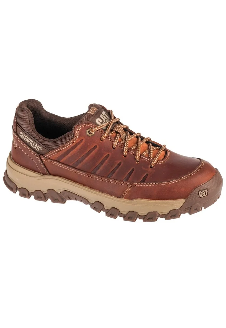 Tenisi barbati  Threshold Rebound Low, piele naturala, maro, design sportiv, confort sporit,