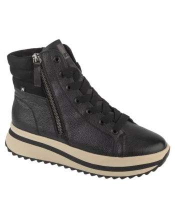 Botine dama,  negru, piele naturala