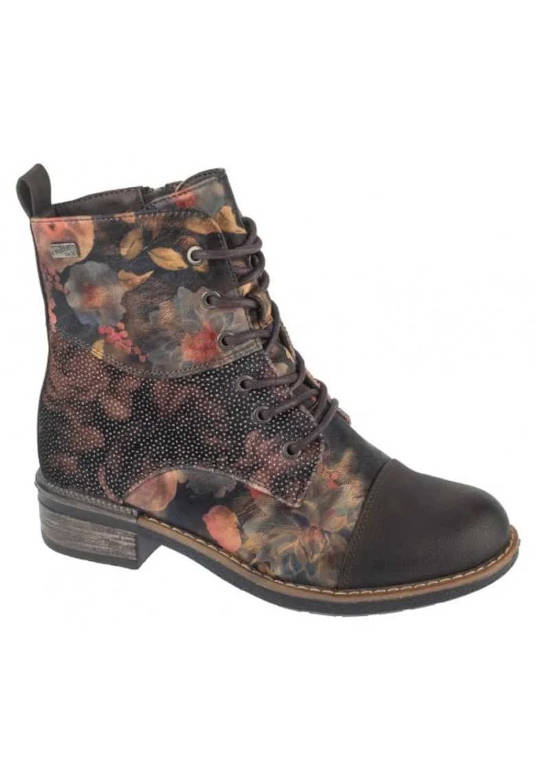 Ghete dama  camuflaj, piele sintetica,