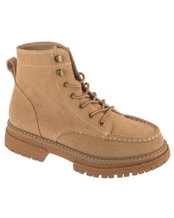Ghete de dama,  Bradie Lace Up Boots 700731, Maro
