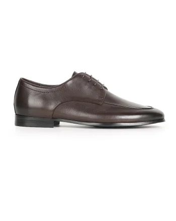Pantofi din piele Jonell, Maro