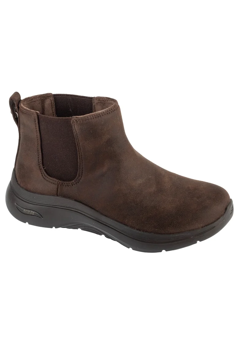 Ghete Chelsea,  Go Walk Arch Fit 2.0 Boot - Classic Charm 144550, Maro