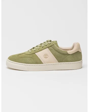 Pantofi sport Lisbon din piele, Verde deschis/Bej deschis