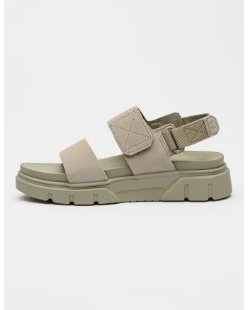Sandale din piele intoarsa cu inchidere velcro Greyfield, Grej