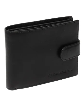 Portofel unisex piele naturala, Curtis,, Negru
