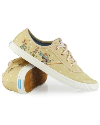 Tenisi barbati,  Disney x Toms Carmel, bej, material textil