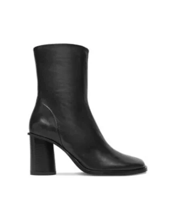 Botine dama,  CEO-ZOYA-121046, negru, piele