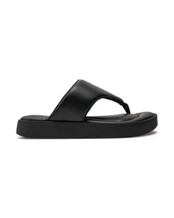 Slapi dama  negru, plastic,
