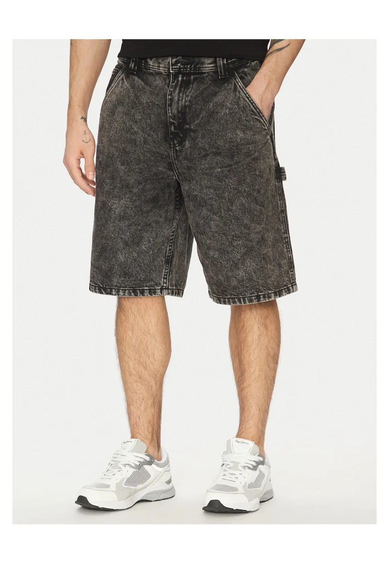 Pantaloni barbati,  Stonewash, gri