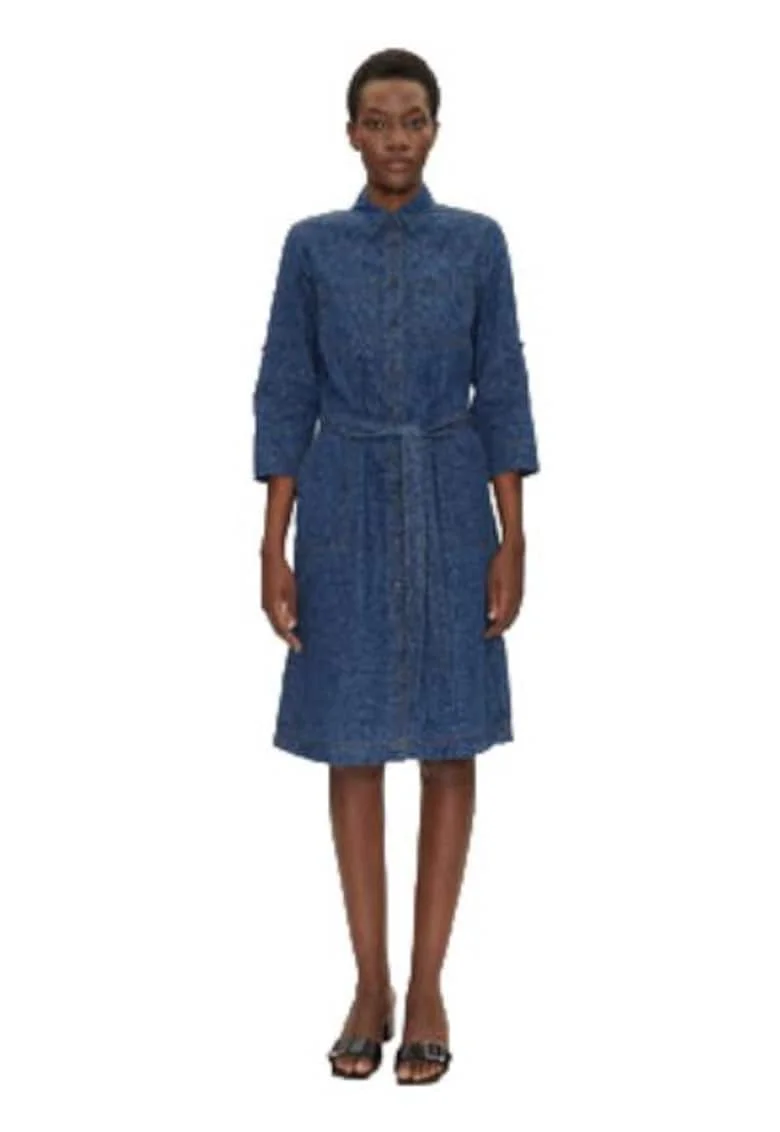 Rochie dama,  bumbac, bleumarin
