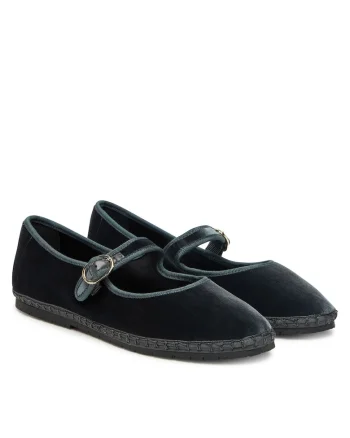 Pantofi dama,  Gri Mel, Velvet