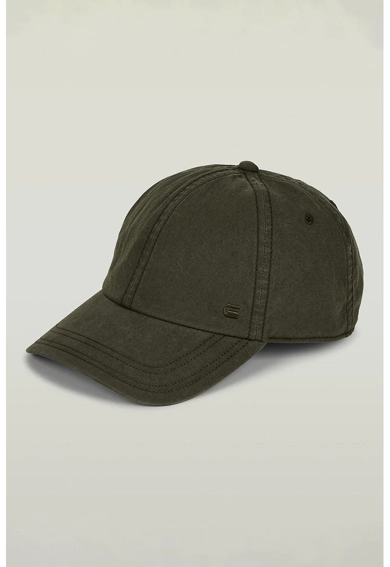 Sapca baseball cu broderie logo, Kaki inchis