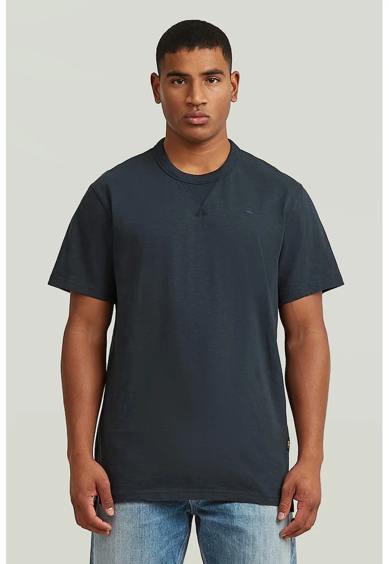 Tricou din bumbac organic Nifous, Gri carbune