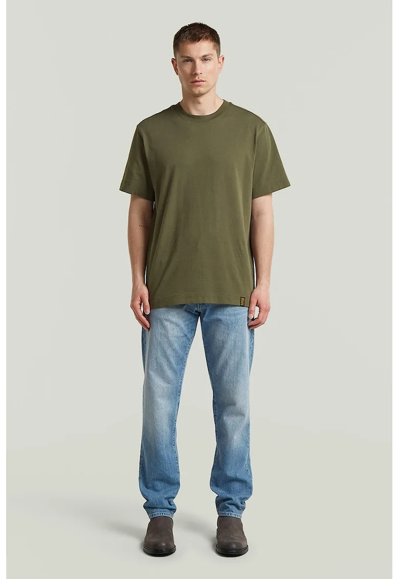 Blugi regular fit cu croiala conica Morry, Albastru pastel