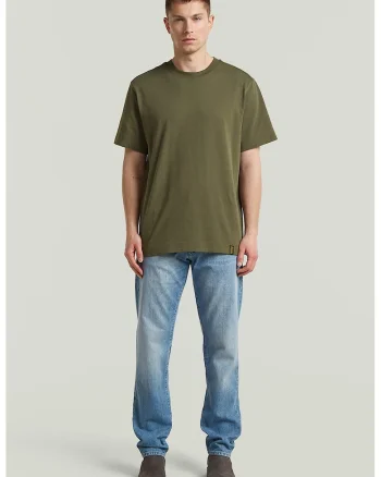 Blugi regular fit cu croiala conica Morry, Albastru pastel