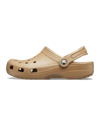 Saboti slingback roomy fit unisex Classic, Maro camel