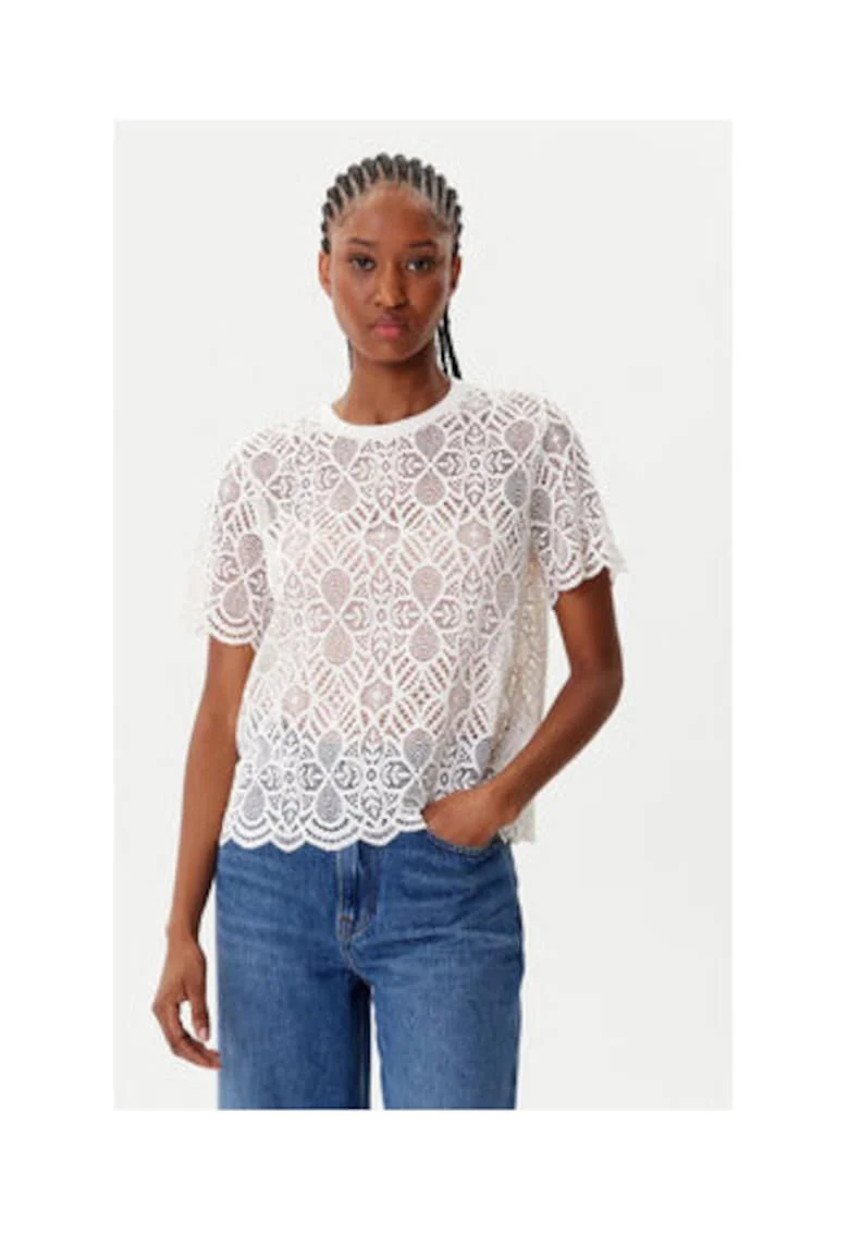 Tricou dama,  MORGAN-252-DEVY, ivoire,