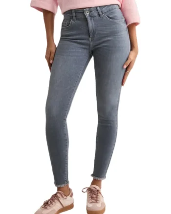Blugi skinny cu talie medie Blush