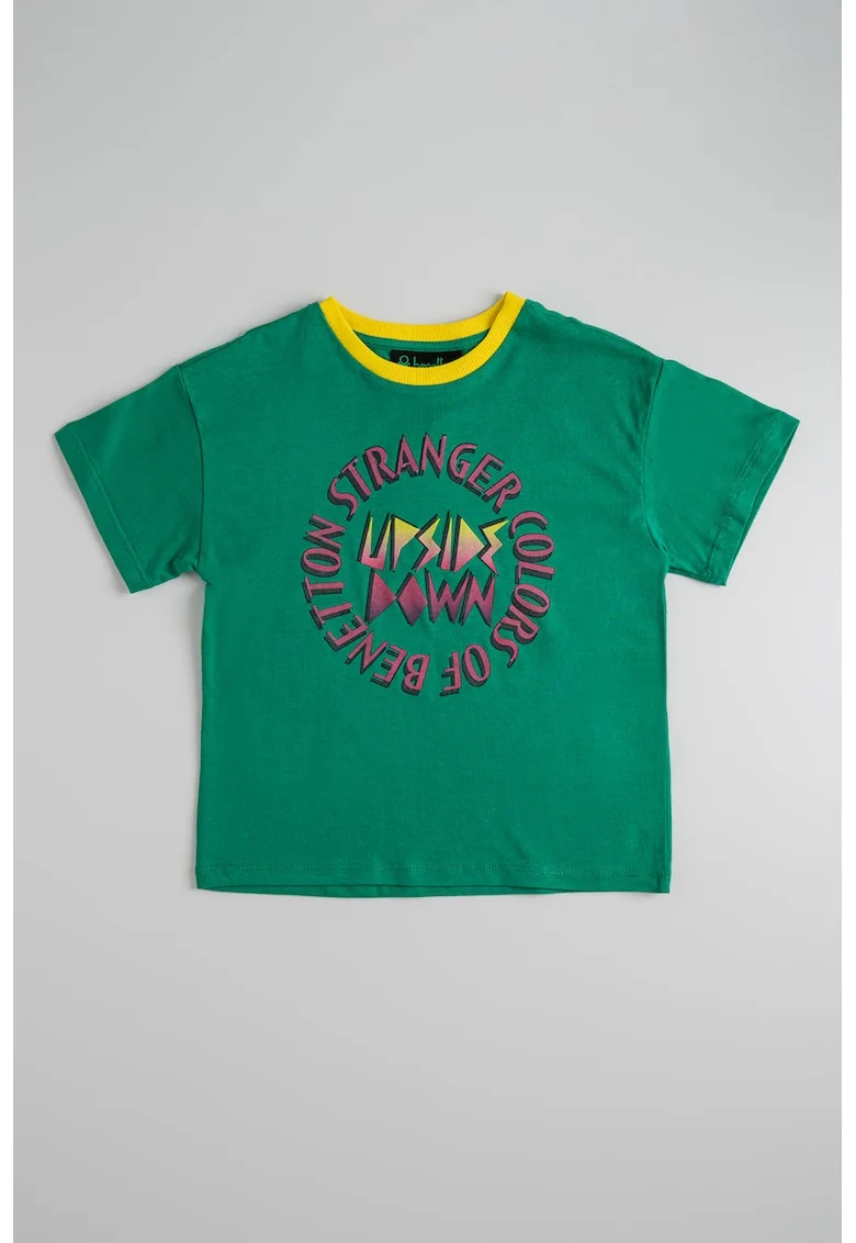 Tricou cu tematica Stranger Things, Verde