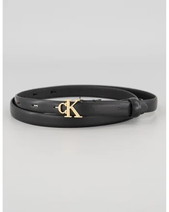 Geanta skinny de piele cu logo, Negru