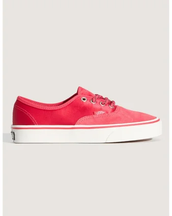 Pantofi sport Authentic cu insertii din piele intoarsa, Rosu