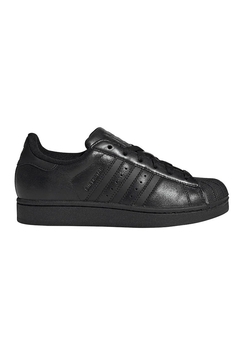 Pantofi sport Superstar II de piele, Negru