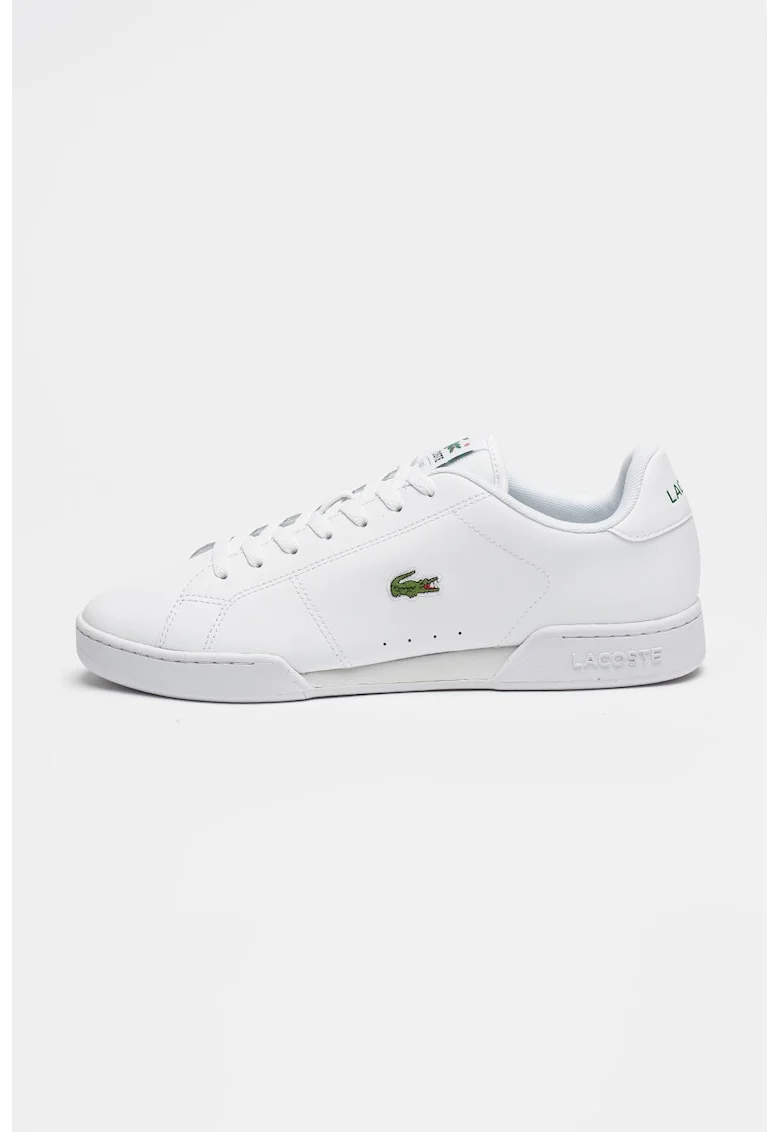 Pantofi sport din piele cu talpa plata Carnaby, Alb