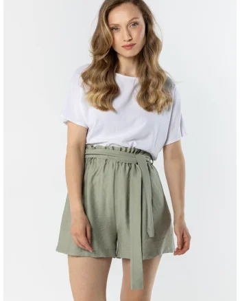 Pantaloni dama,  A765 Sort, verde salvie, nylon