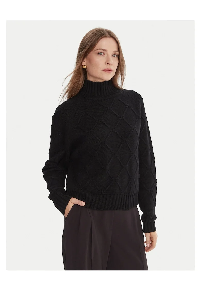 Pulover dama,  negru,