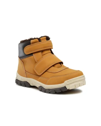Cizme baieti,  5904862096032, Piele ecologica, Maro