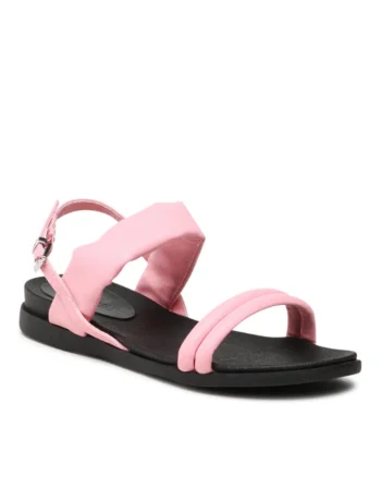 Sandale dama,  5904248648800, Roz, Piele ecologica,