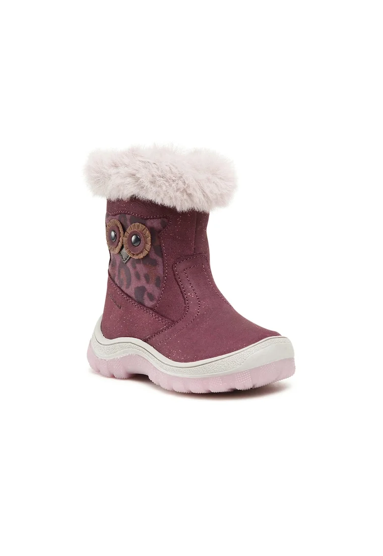 Ghete fete,  5904862380919, Lila, Piele naturala/Piele nabuc,