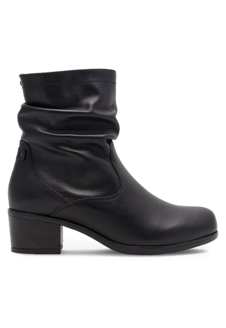 Botine dama,  590486293394841, Piele naturala, Negru