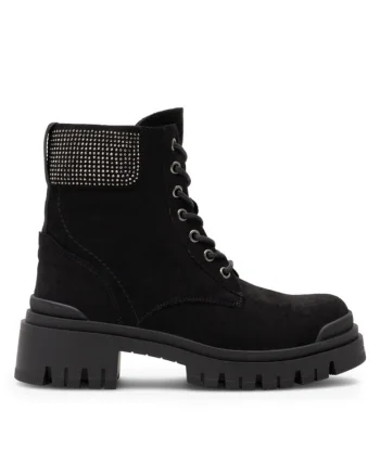 Botine dama,  590486293497637, Piele ecologica, Negru
