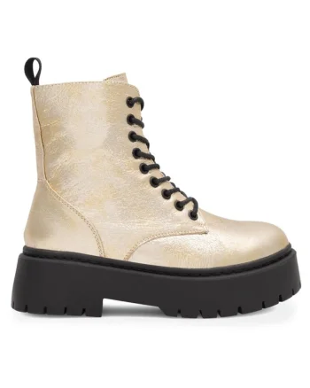 Botine dama,  590558803846738, Sintetic, Auriu