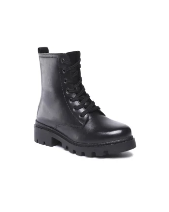 Ghete fete,  5904862275093, Negru, Piele naturala,