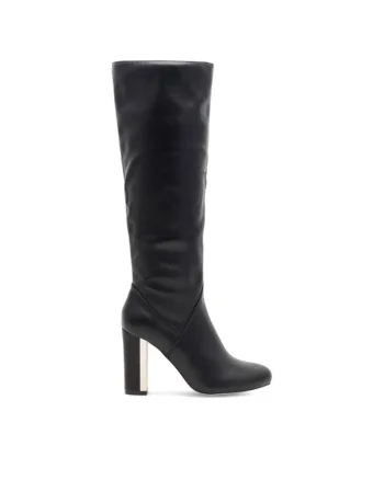 Botine dama,  590558804202040, Piele ecologica, Negru