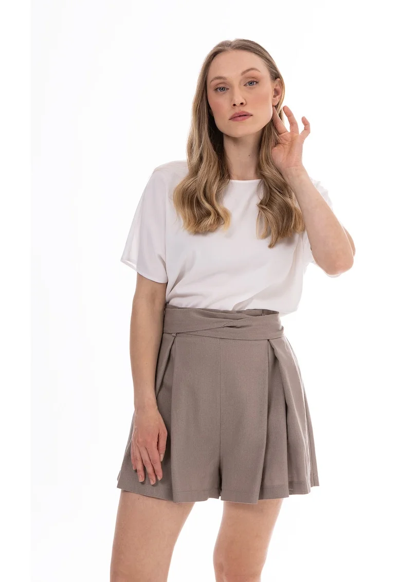 Pantaloni dama,  A774 scurti, bumbac