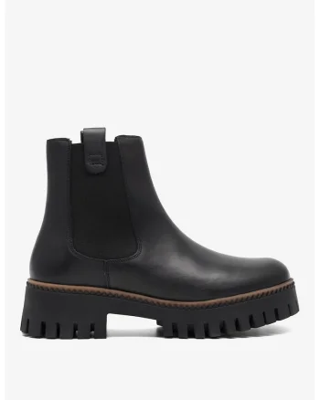 Ghete dama  5905588081654, Piele naturala, Negru, Negru