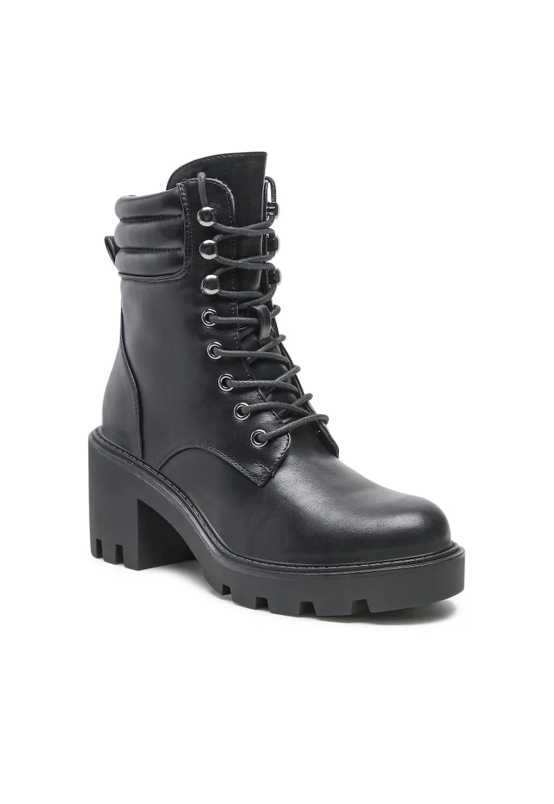 Botine dama,  5904862220956, Piele ecologica, Negru