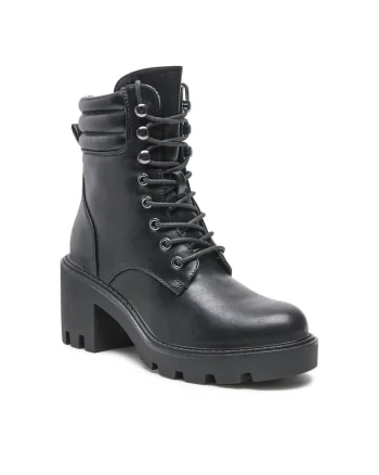 Botine dama,  5904862220956, Piele ecologica, Negru