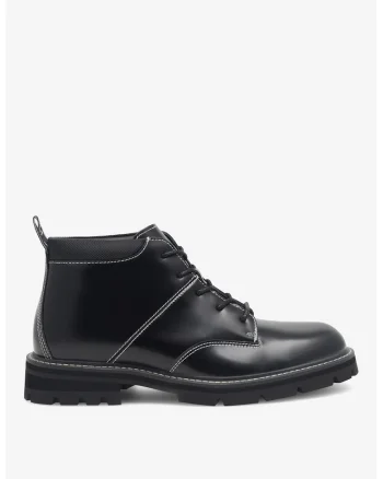 Ghete barbati  5905588176671, Piele naturala, Negru, Negru