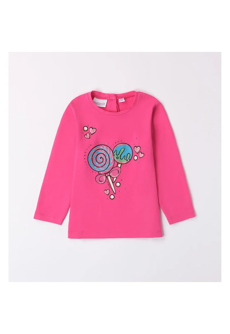 Bluza cu imprimeu Lolipop pentru fete,  0.A356